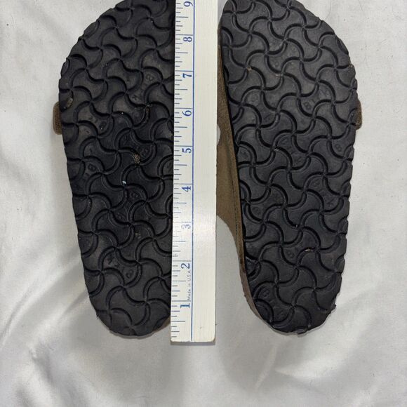 Birkenstock Arizona Stone Birkibuc Natural Leather Men's Women's Sandals EU 36 - Picture 10 of 12